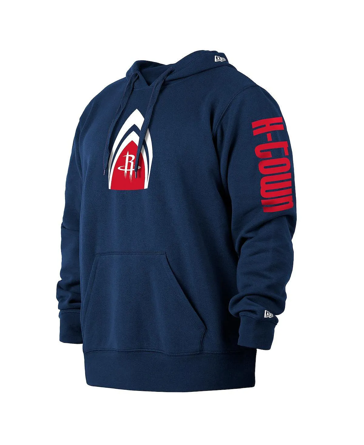 2021/22 houston rockets men's navy blue hoodie city edition big and tall pullover New Era blue