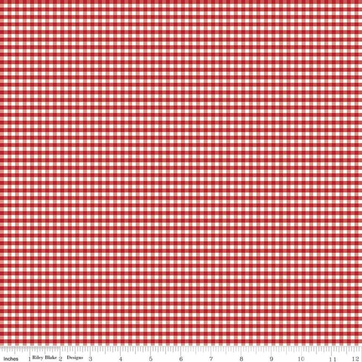 Gingham Small - Red
