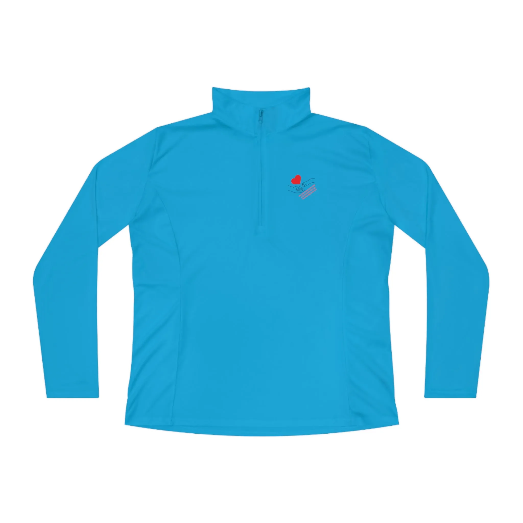 Ladies Quarter-Zip Pullover- My dog loves