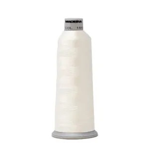Madeira Polyneon #40 Cream White Embroidery Thread - 5,500yd
